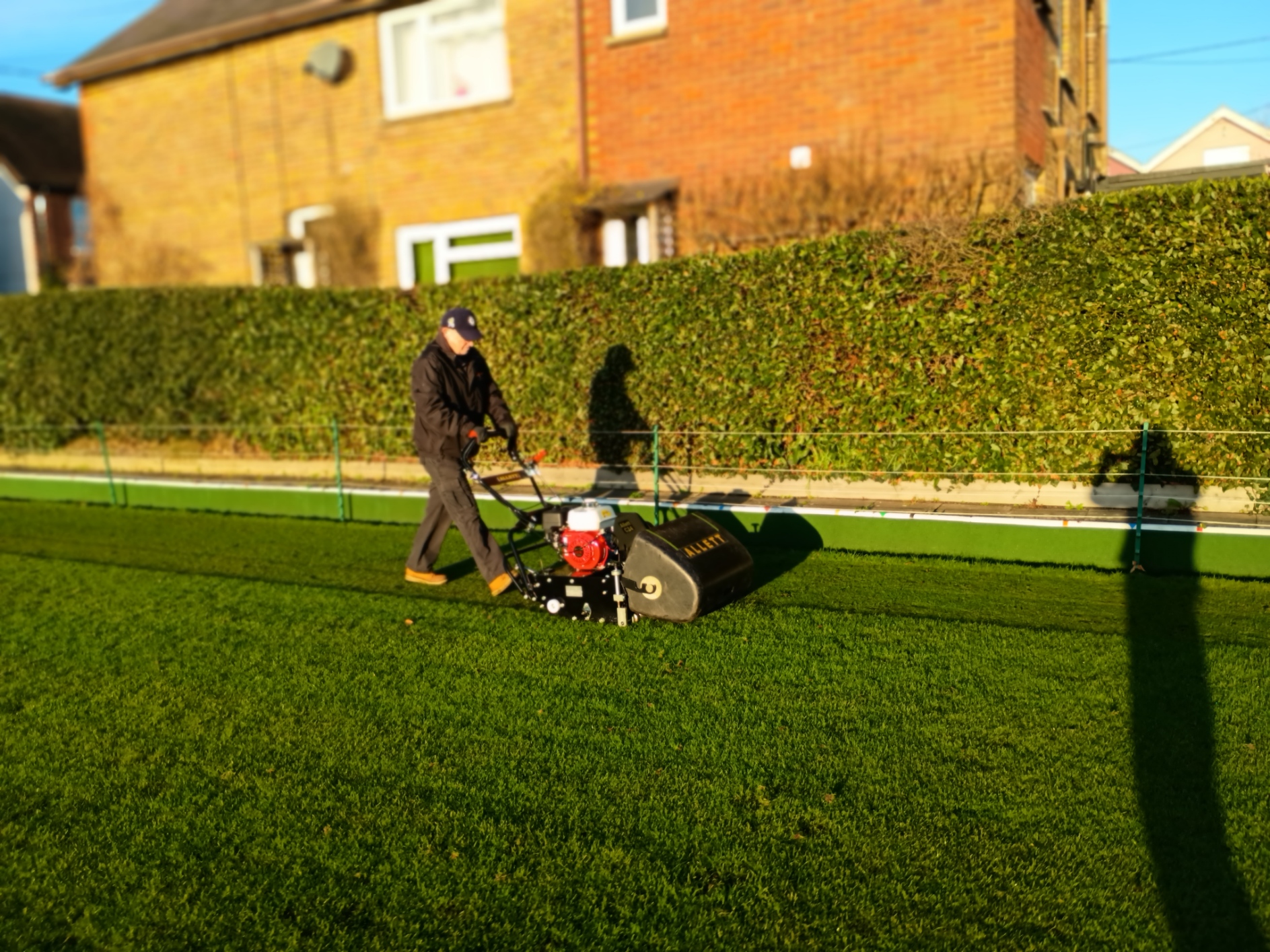 First cut with the new mower